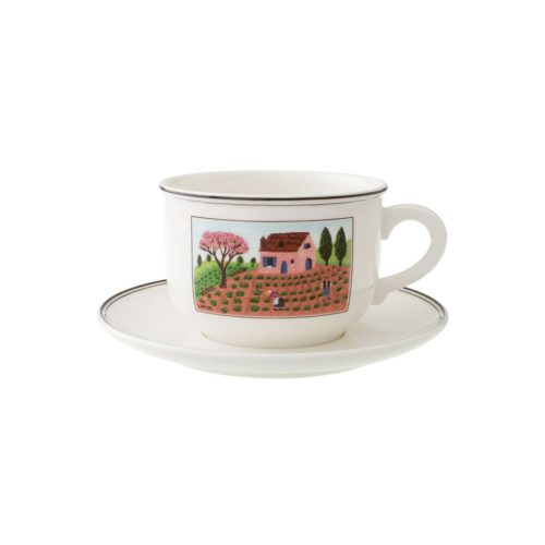 Villeroy & Boch DESIGN NAIF Tazza colazione con piatto - variopinto