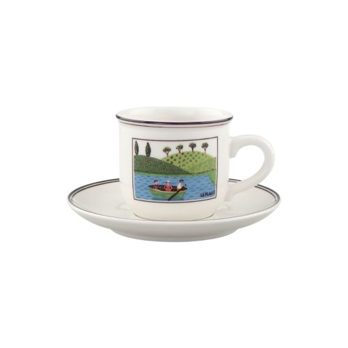 Villeroy & Boch DESIGN NAIF Tazzina espresso con piattino - variopinto