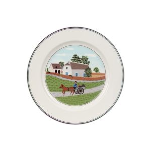 Villeroy & Boch DESIGN NAIF Piatto fondo 21cm Allevamento di polli - variopinto