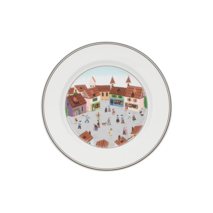Villeroy & Boch DESIGN NAIF Piatto dessert 21cm Villaggio - variopinto