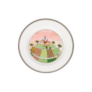 Villeroy & Boch DESIGN NAIF Piatto fondo 21cm Allevamento di polli - variopinto