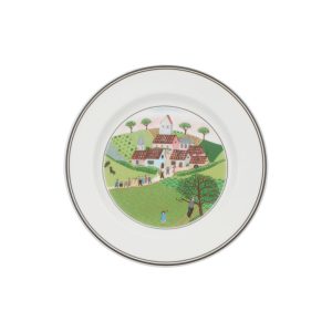 Villeroy & Boch DESIGN NAIF Piatto fondo 21cm Allevamento di polli - variopinto