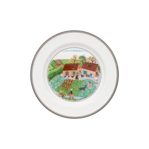 Villeroy & Boch DESIGN NAIF Piatto fondo 21cm Allevamento di polli - variopinto
