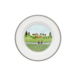 Villeroy & Boch DESIGN NAIF Piatto fondo 21cm Allevamento di polli - variopinto