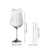 Riedel Tastes good gin&tonic set 4 bicchieri con 4 cannucce