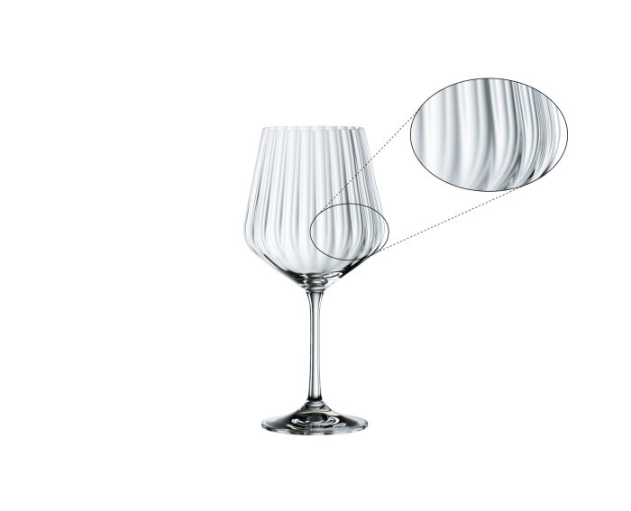 Riedel Tastes good gin&tonic set 4 bicchieri con 4 cannucce