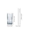 Riedel Tastes good longdrink set 4 bicchieri con 4 cannucce