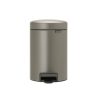 Brabantia NEWICON Pattumiera a pedale 3L - platinum