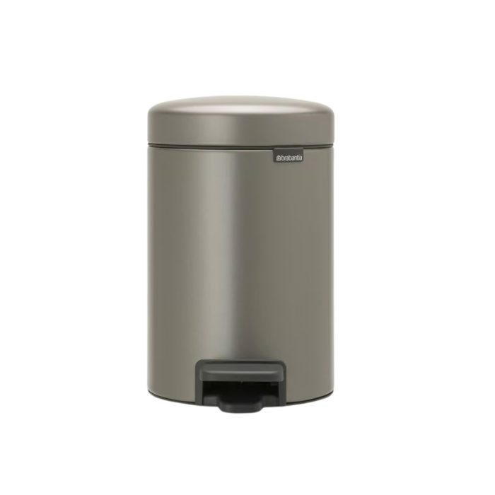 Brabantia NEWICON Pattumiera a pedale 3L - platinum