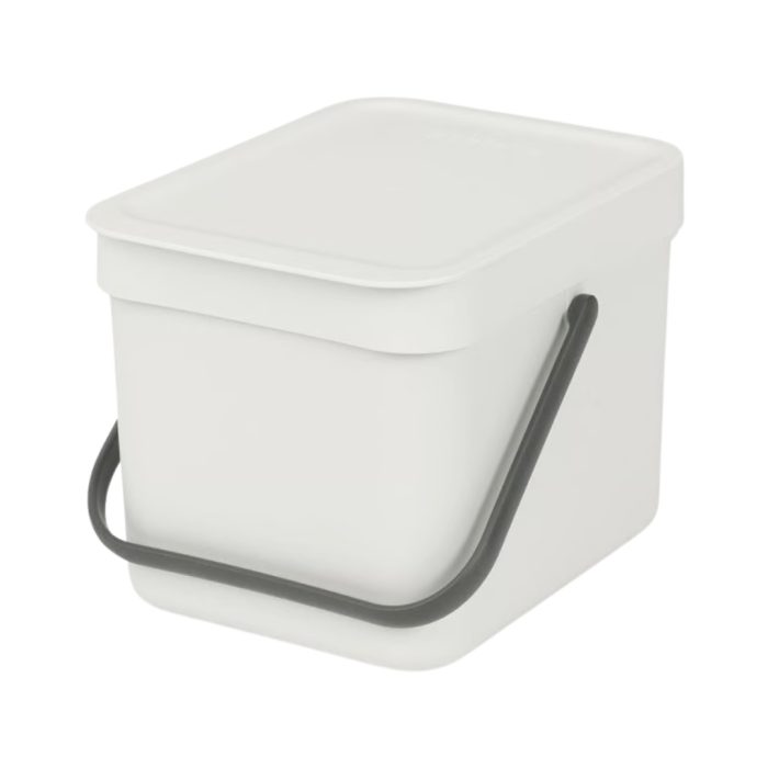 Brabantia SORT&GO Pattumiera 6L - light grey