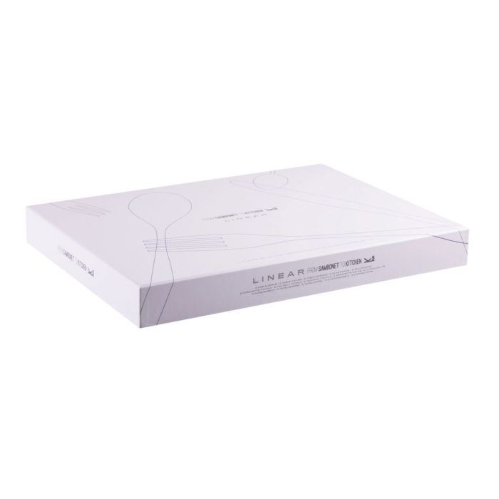 Sambonet Monoblocco Linear servizio posate inox 24 pz / 6 pers