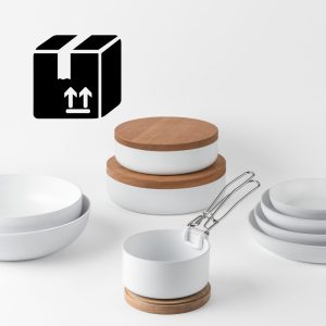 KnIndustrie BRICK LANE set posate per 6 persone, 24 pezzi - st. washed