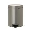 Brabantia NEWICON Pattumiera a pedale 5L - platinum