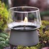 TNF TF-600177 TenderFlame AMARYLLIS 14 Toned Glass lanterna - black smoke