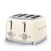 Smeg Tostapane 4x4 fette - panna