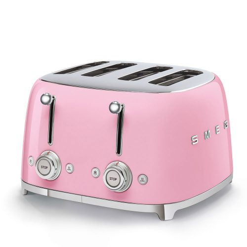 Smeg Tostapane 4x4 fette - rosa