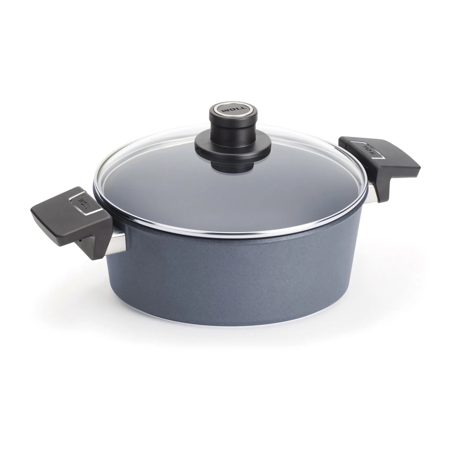 Casseruola Con Manici E Coperchio Woll Diamond Lite 28 Cm - WLL 828 Pentole E Teglie