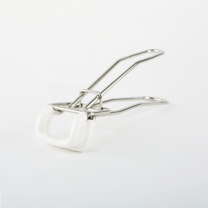 KnIndustrie ABCT induction Manico/pinza universale - accaio e silicone bianco