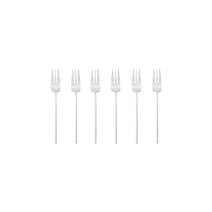Sambonet “100” set 6 forchette dolce acciaio inox