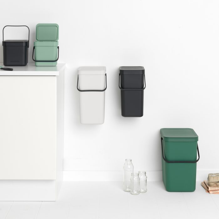 Brabantia SORT&GO Pattumiera 6L - dark grey