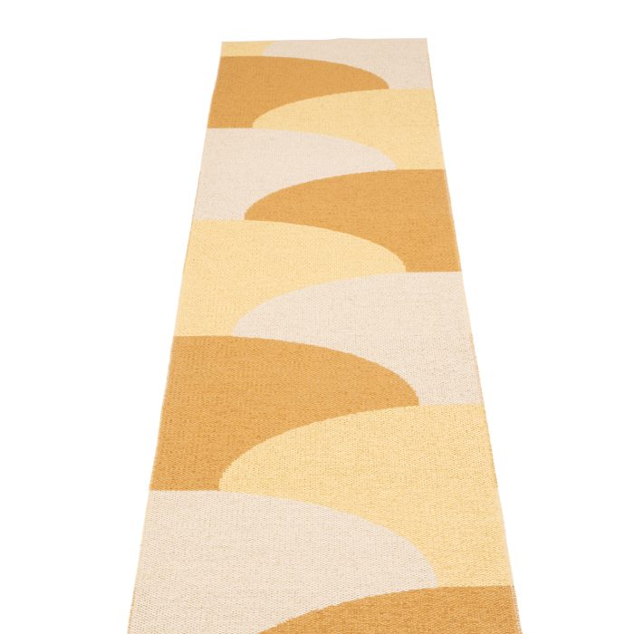 Pappelina HILL Tappeto Ochre/Pale yellow/Cream