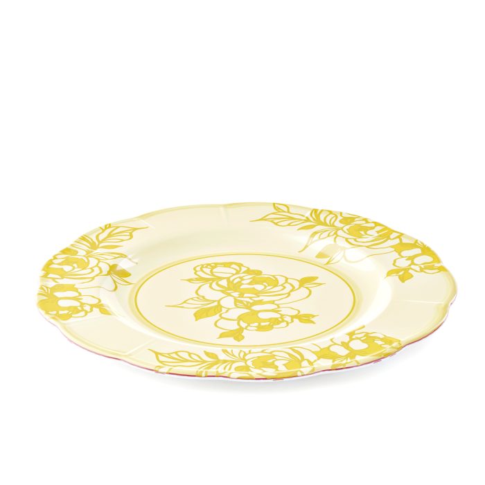Guzzini JOSEPHINE Piatto piano in melamina - giallo polvere