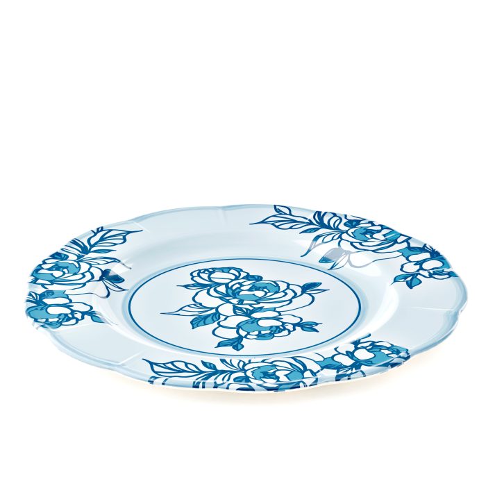 Guzzini JOSEPHINE Piatto piano in melamina - celeste polvere