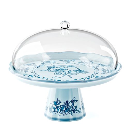 Guzzini JOSEPHINE Alzata in melamina con campana - celeste polvere