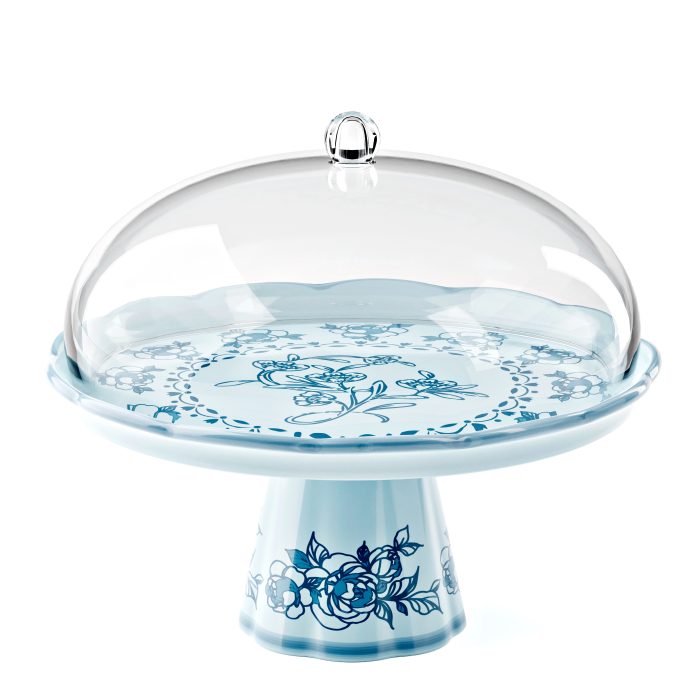 Guzzini JOSEPHINE Alzata in melamina con campana - celeste polvere