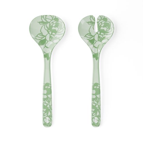 Guzzini JOSEPHINE Posate insalata in melamina - verde polvere