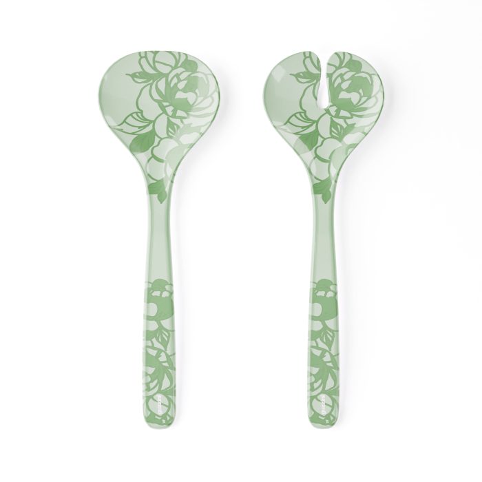 Guzzini JOSEPHINE Posate insalata in melamina - verde polvere