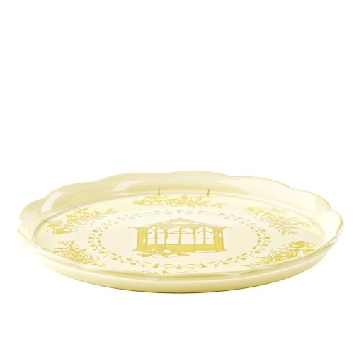 Guzzini JOSEPHINE Vassoio tondo grande in melamina - giallo polvere
