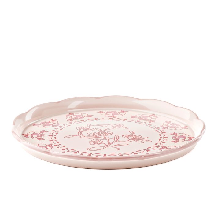 Guzzini JOSEPHINE Vassoio tondo piccolo in melamina - rosa polvere