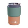 Asobu Pastel Ceramic COFFEE EXPRESS Travel mug pastel green