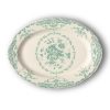 Bitossi ROSE Vassoio ovale 30,5cm turchese