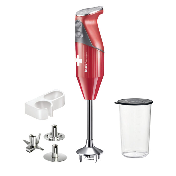 Bamix MONO MONO Robot a immersione M160W - rosso croce bianca