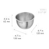 Zwilling FRESH&SAVE Set 3 ciotole in acciaio senza coperchio