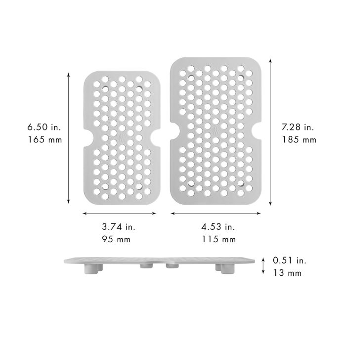 Zwilling FRESH&SAVE Set 2 pezzi griglia antigoccia per contenitori plastica M/L