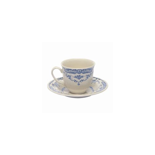 Bitossi ROSE Tazza thè con piatto 8,5cm blu
