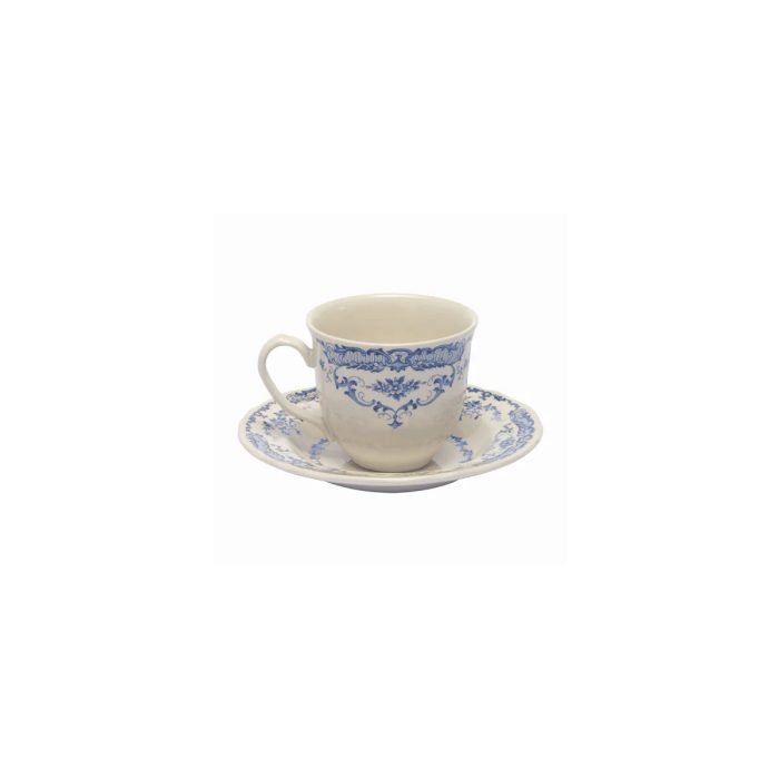 Bitossi ROSE Tazza caffè con piatto 6,4cm blu