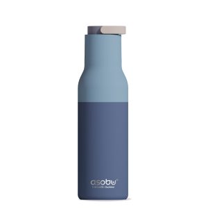 Asobu Pastel Ceramic METRO Bottiglia termica 650ml interno ceramica pastel blue