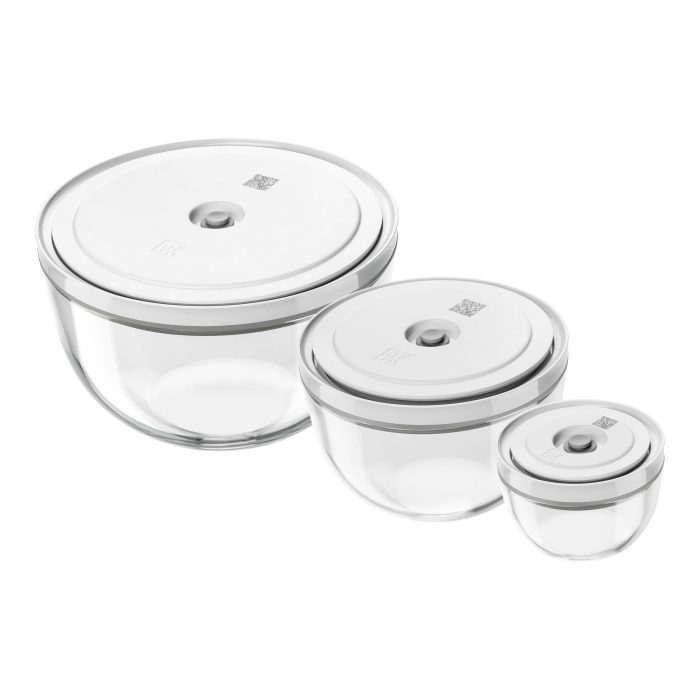 Zwilling FRESH&SAVE Set 3 ciotole sottovuoto vetro S/M/L