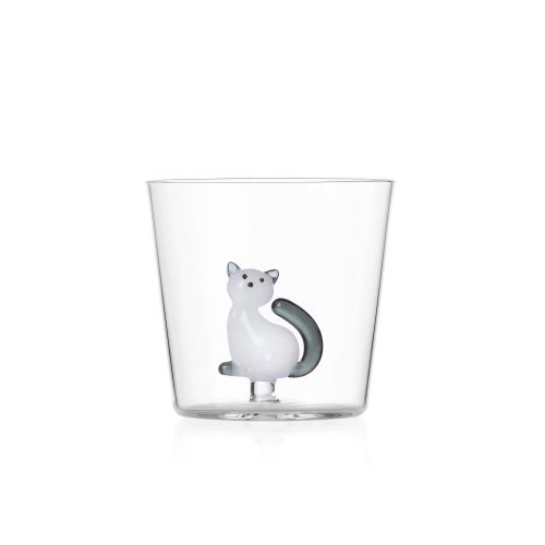Ichendorf TABBY CAT Tumbler gatto coda grigio