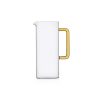 Ichendorf TUBE Brocca trasparente con manico giallo 120cl