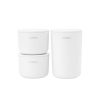 Brabantia RENEW Set 3 contenitori da bagno - bianco