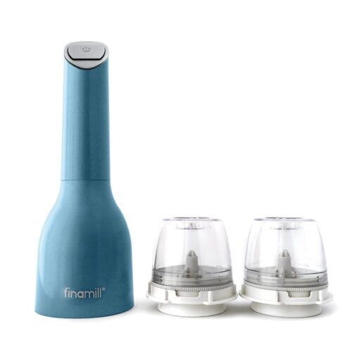 Finamill Macina a batteria con 2 FinaPod Pro Plus navy blue