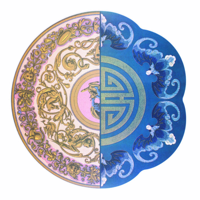 Seletti HYBRID TRUDE tovaglietta americana con sughero 37cm - multicolore