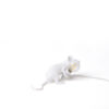 Seletti Luci MOUSE LAMP LOP STESO lampada in resina - bianco