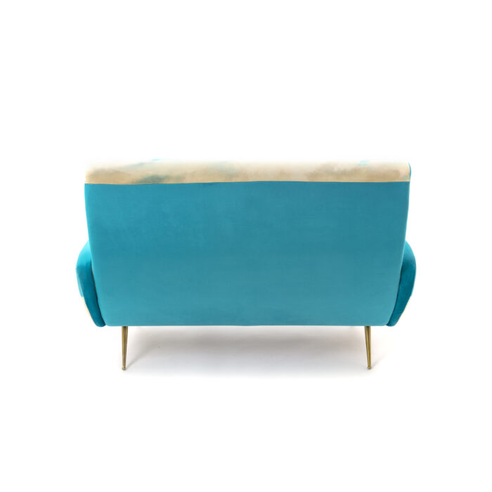 Seletti TOILETPAPER SEA GIRL divano 2 posti - azzurro/multicolore