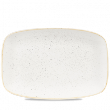 Churchill STONECAST Piatto oblong largo - white
